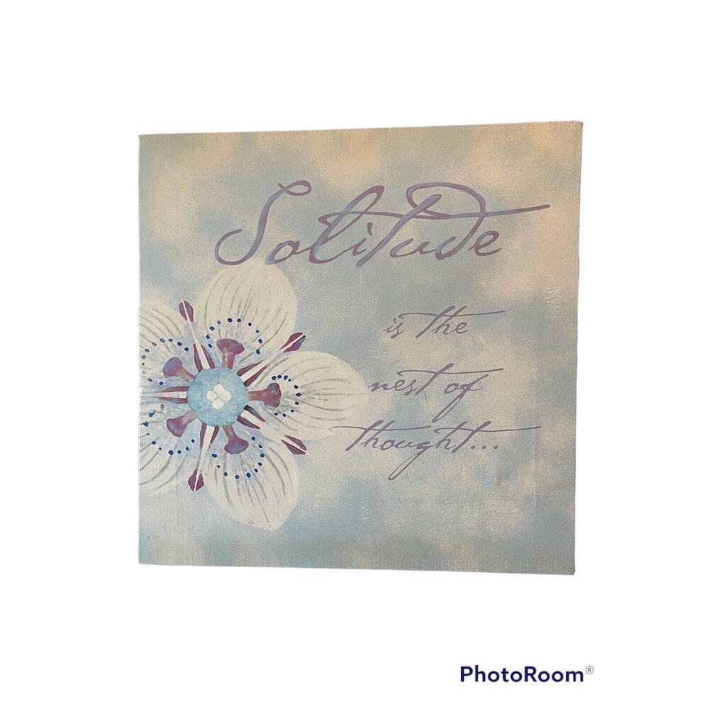 Solitude Is The Rest Of Thought Paul Scaletta 2006 Canvas Picture Home Decor